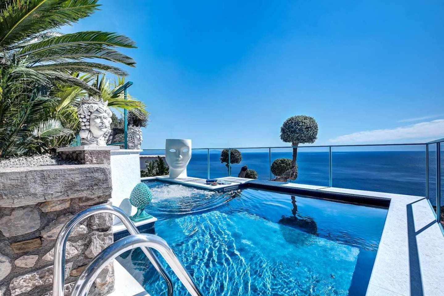 Villa Islamorada Pool And Sea View Massa Lubrense Kültér fotó
